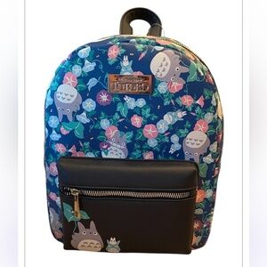 NWT Studio Ghibli My Neighbor Totoro Floral Mini Backpack